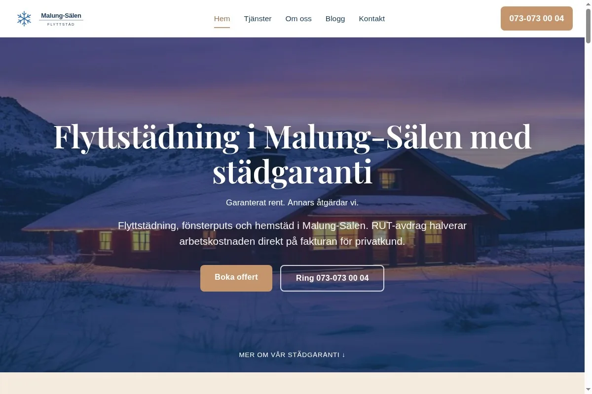 Malung-Sälen Flyttstäd
